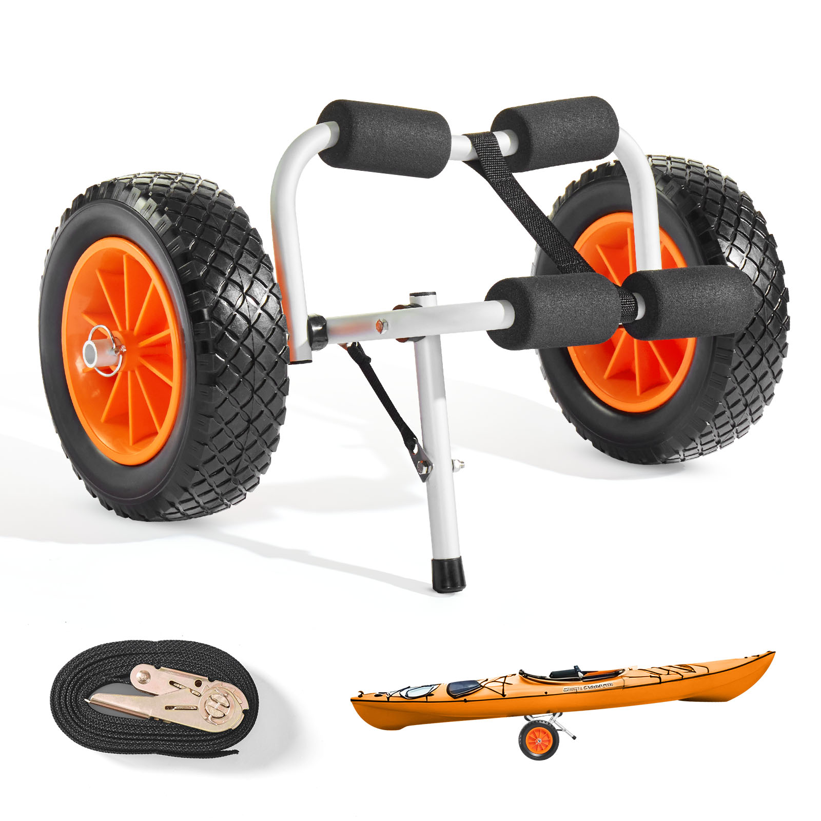 SucceBuy 200 lbs Kayak Cart Fo - огляд і ціна Fishing Kayak Cart