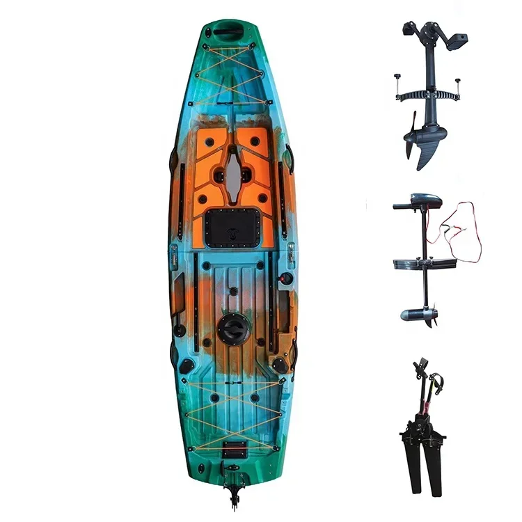 9.5ft 1 Person Folding Plastic - огляд і ціна Fishing Kayak Pedal Drive
